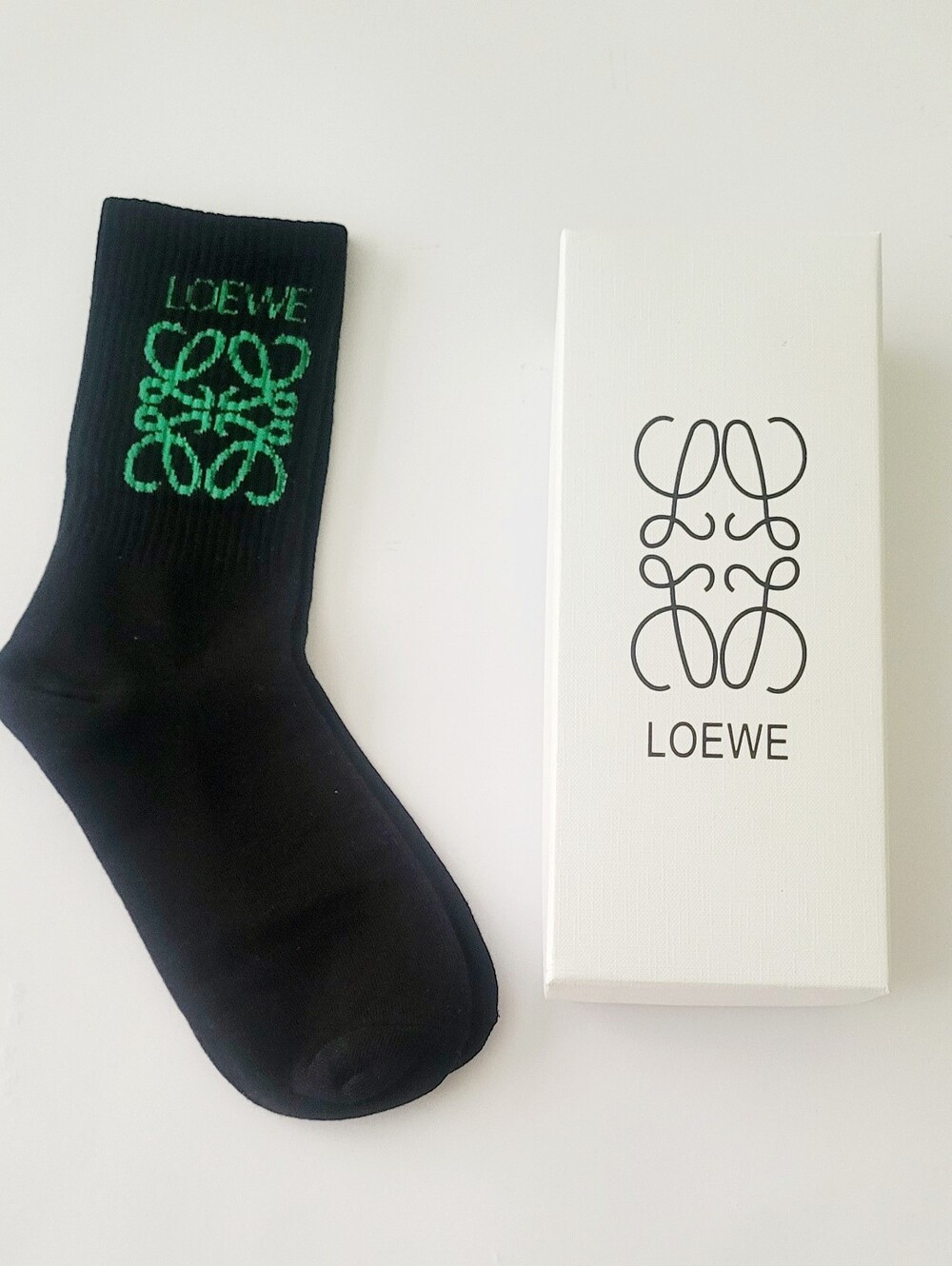 ✨️Loewe Black Crew Socks✨️